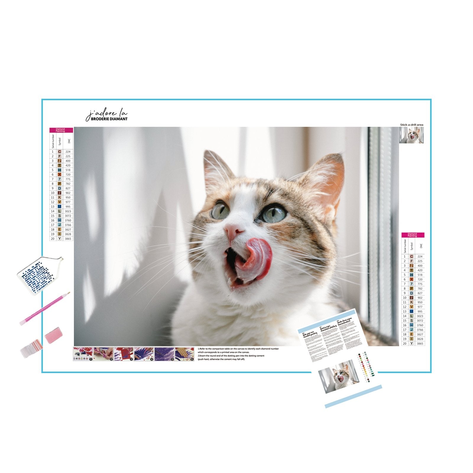 Enjoy whimsical moments with a charming Funny Cat piece. Funny Cat - Diamondartlove