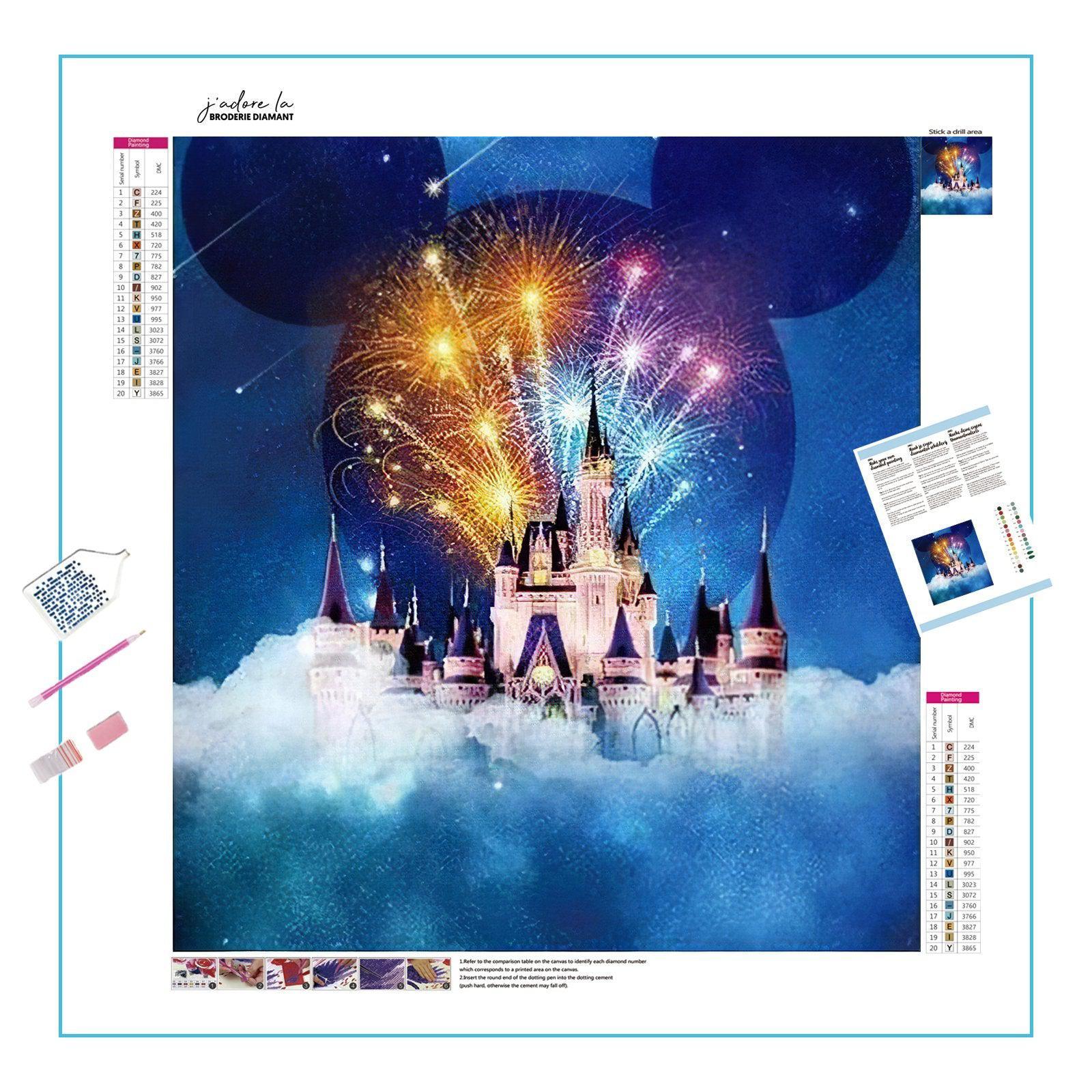 Create enchantment with Disney Castle diamond art.Disney Castle - Diamondartlove