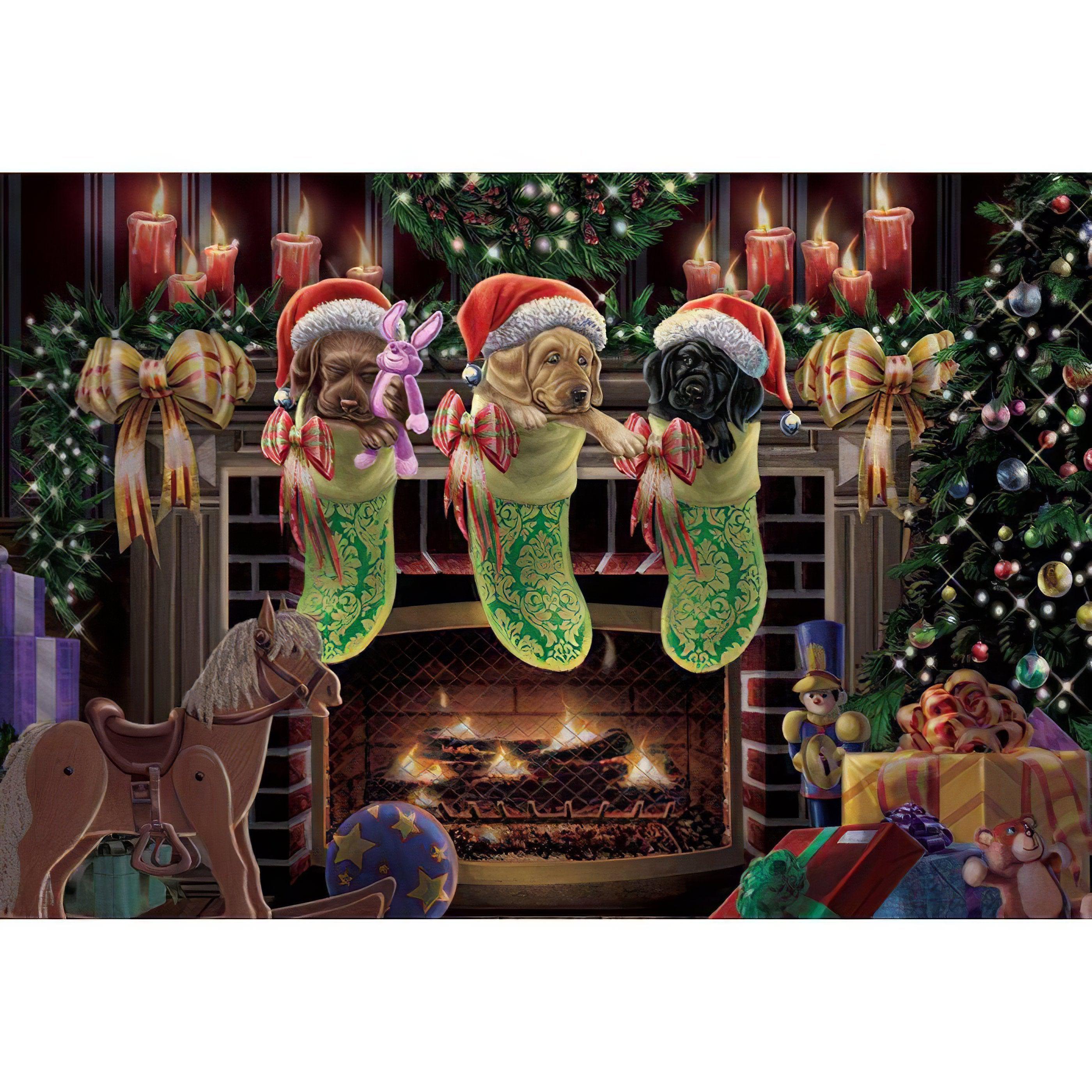 Fill your home with the cozy charm of Christmas socks, ready for Santa's surprises. Christmas Socks - Diamondartlove
