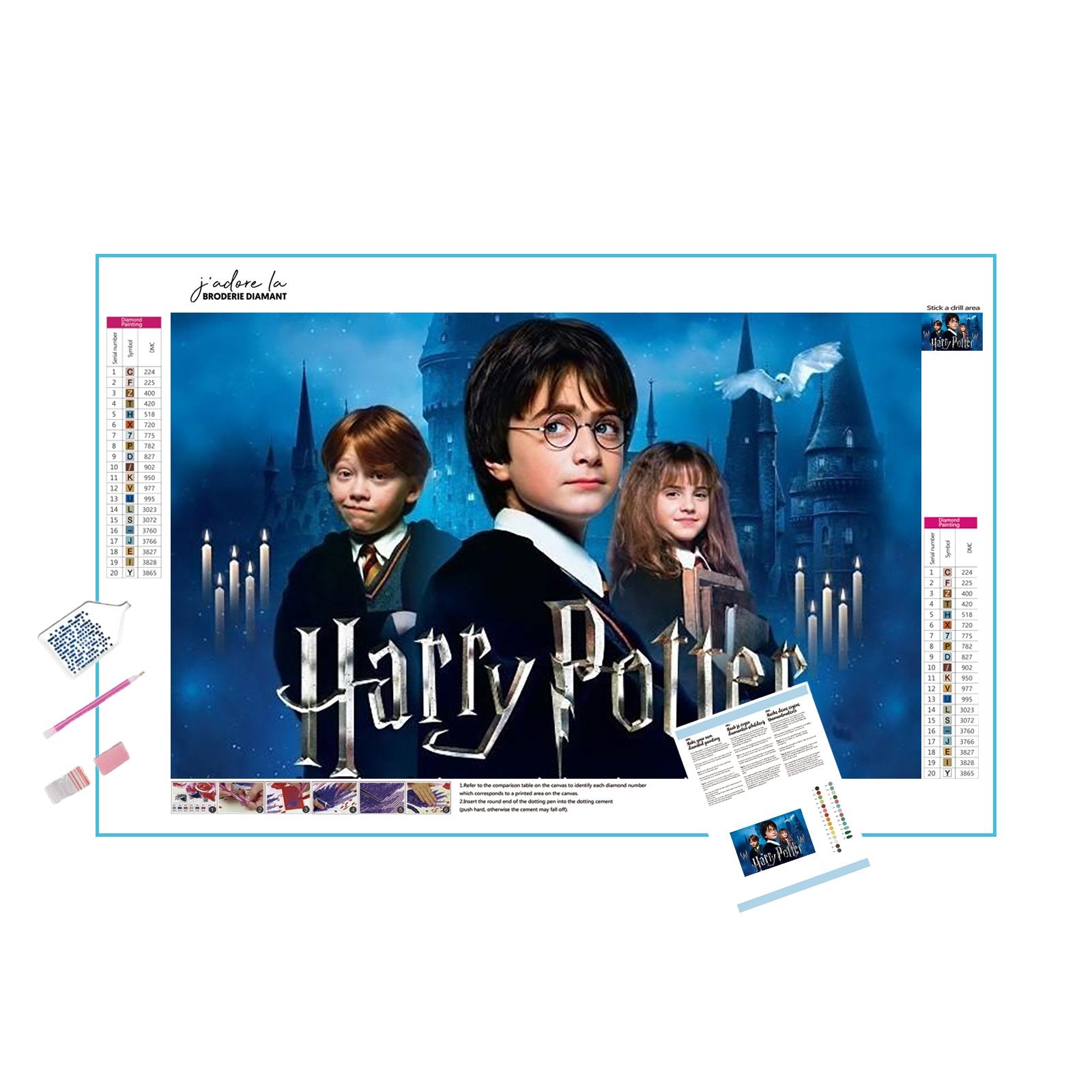 Relive magical adventures with Harry Potter diamond painting.Harry Potter - Diamondartlove
