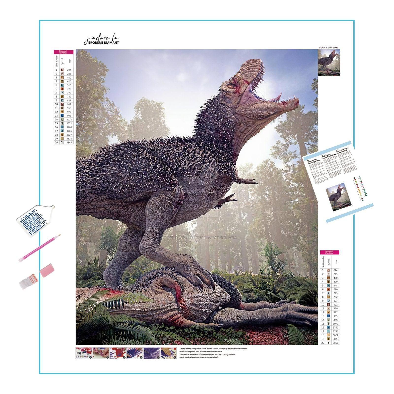 Explore prehistoric wonders with Dinosaur Jurassic art.Dinosaur Jurassic - Diamondartlove