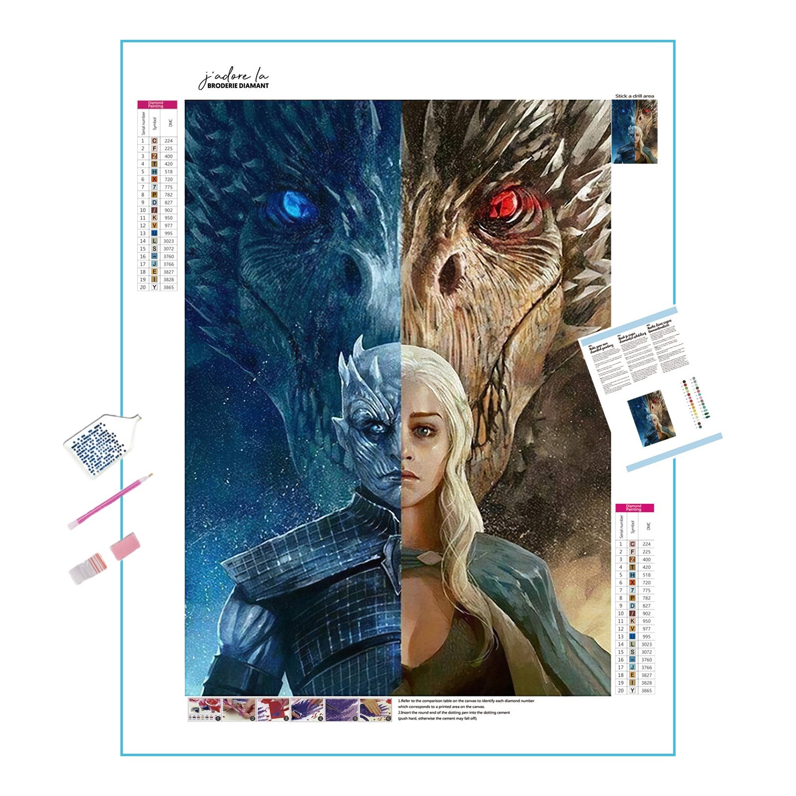 Dive into fantasy with a girl and her dragon companion.Girl & Dragon - Diamondartlove
