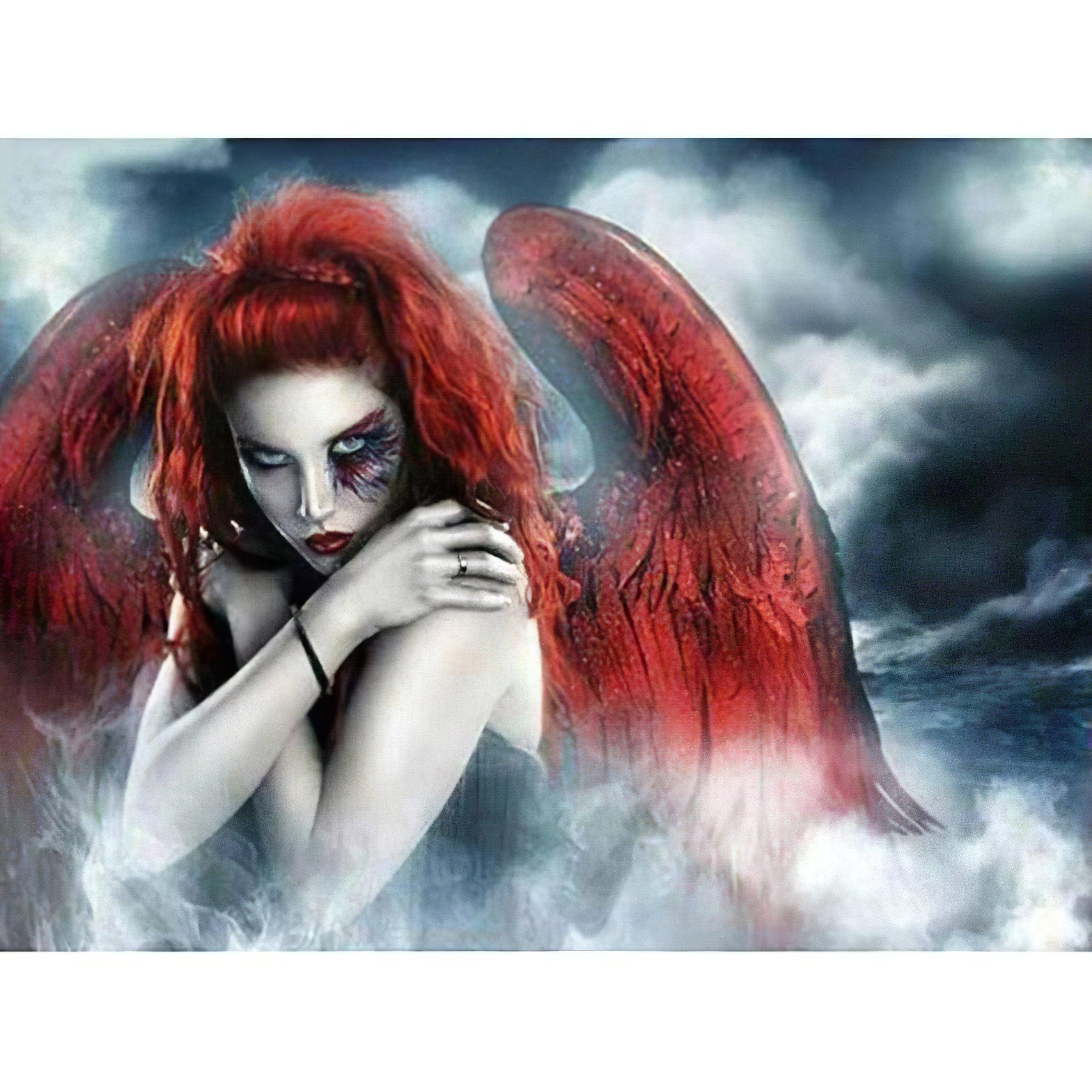 Red Angel Lady
