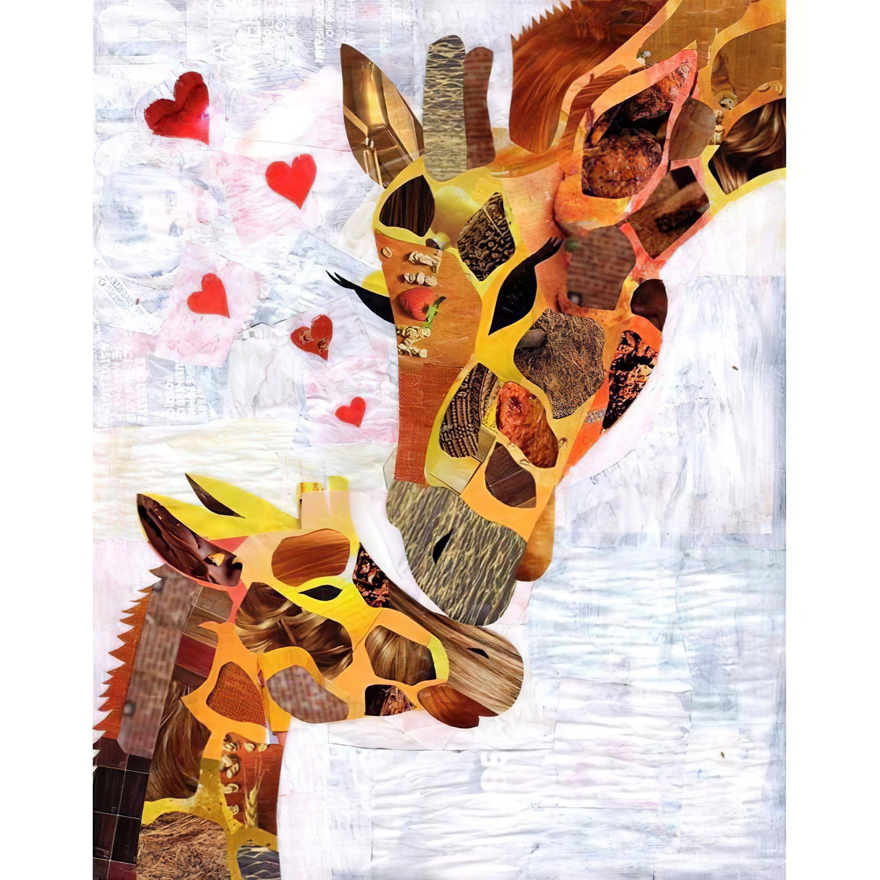 Bring the safari home with lifelike Giraffe painting.Giraffe - Diamondartlove