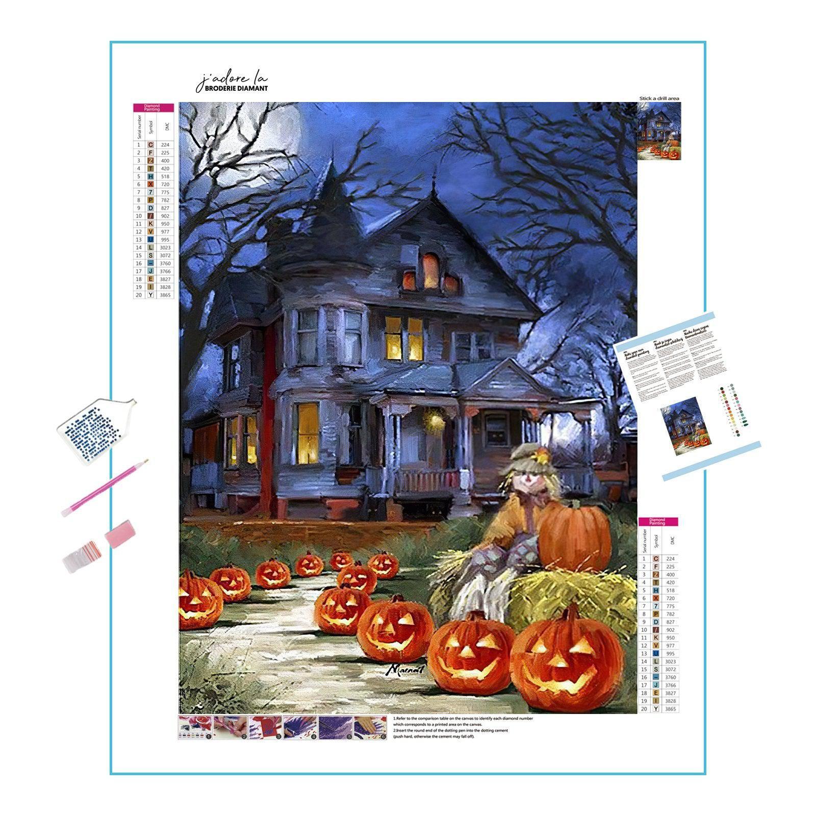 Explore the spooktacular Halloween's Pumpkin House.Halloween'S Pumpkin House - Diamondartlove