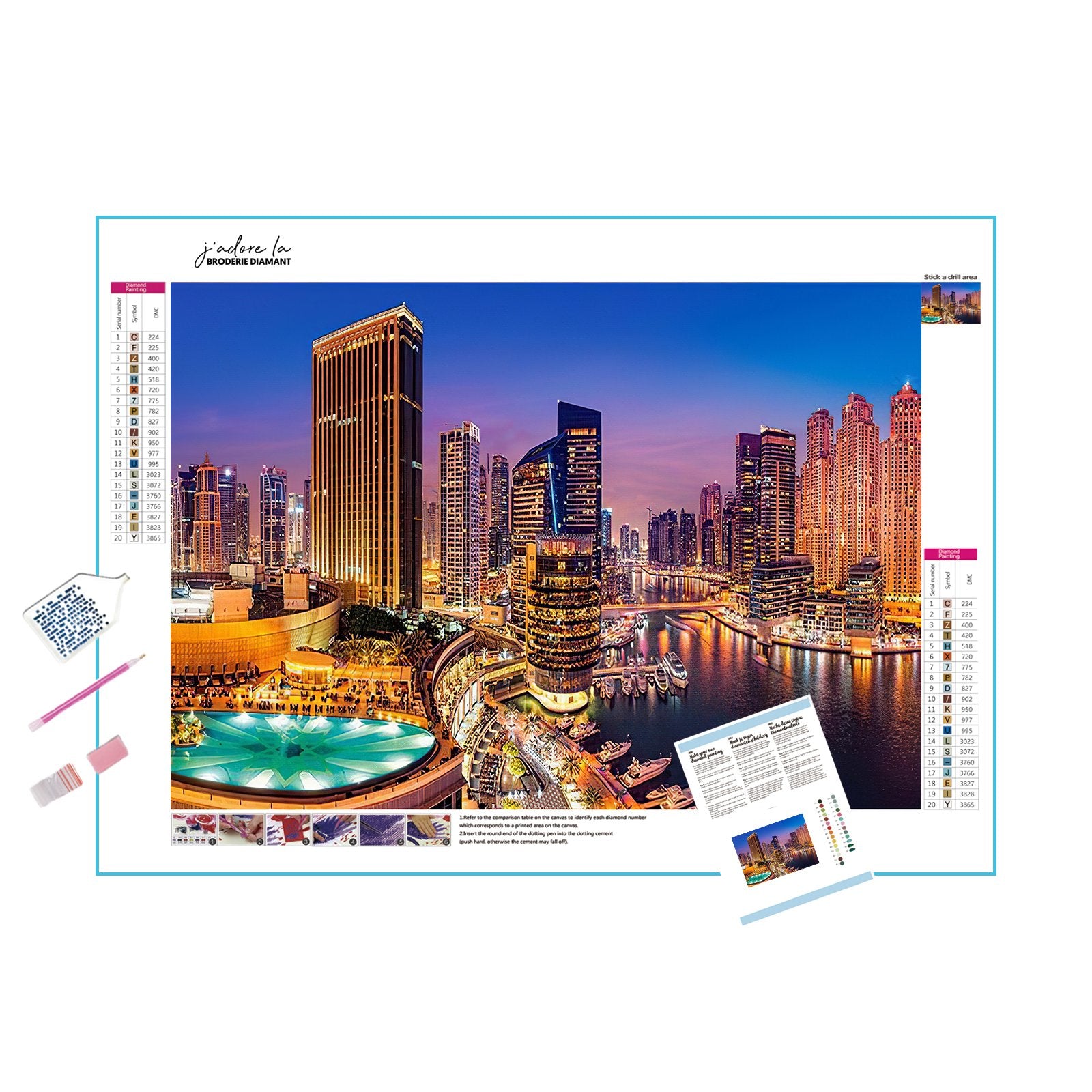 Capture urban allure with Dubai Horizon art.Dubai Horizon - Diamondartlove