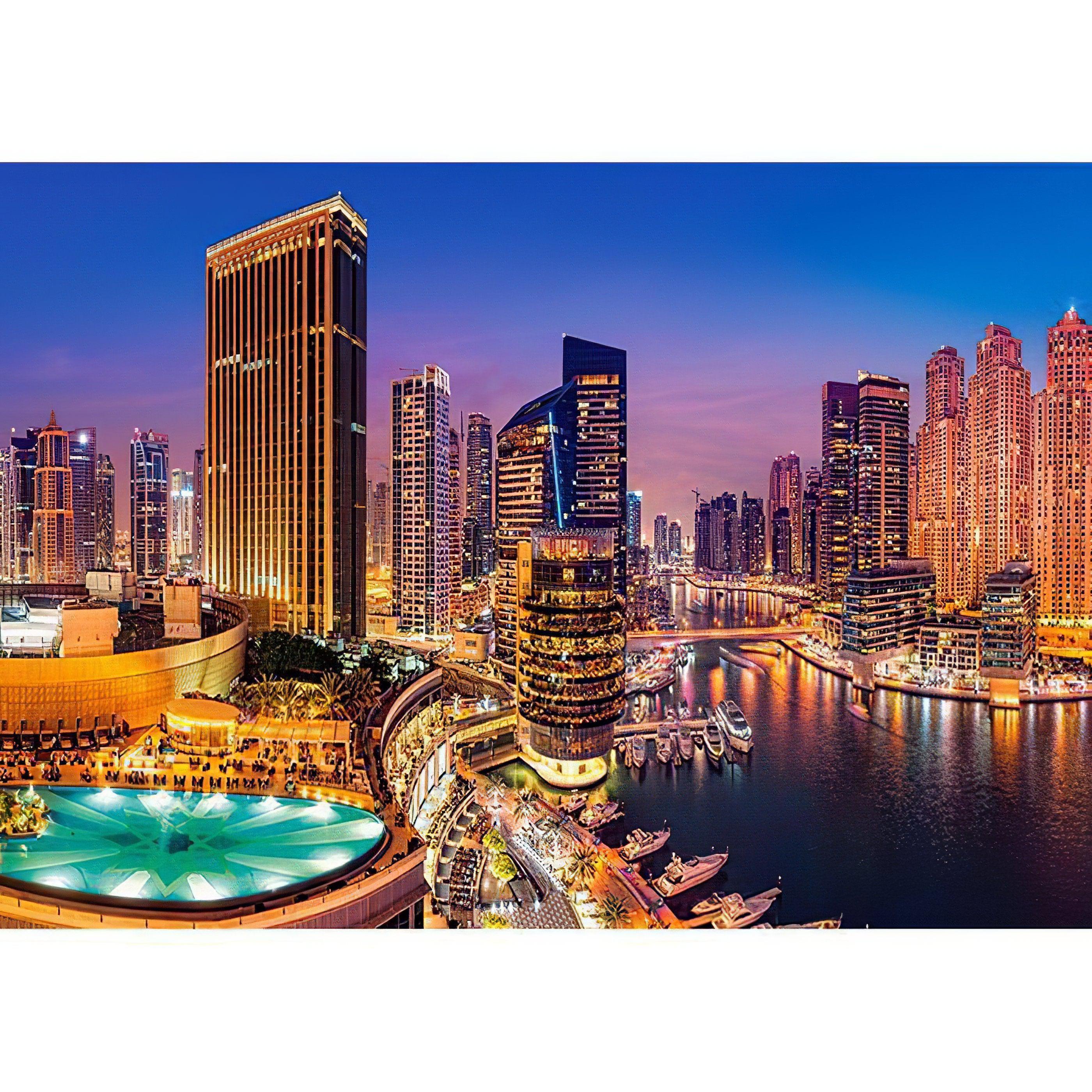 Capture urban allure with Dubai Horizon art.Dubai Horizon - Diamondartlove
