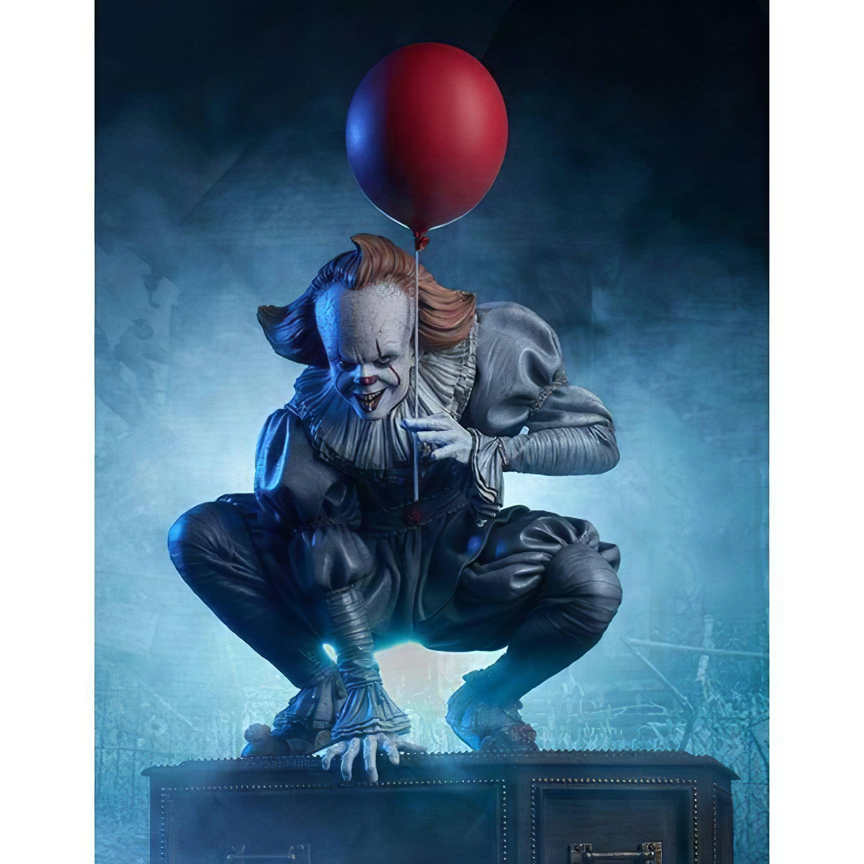 Face your fears with the chilling It Pennywise artwork.It Pennywise - Diamondartlove