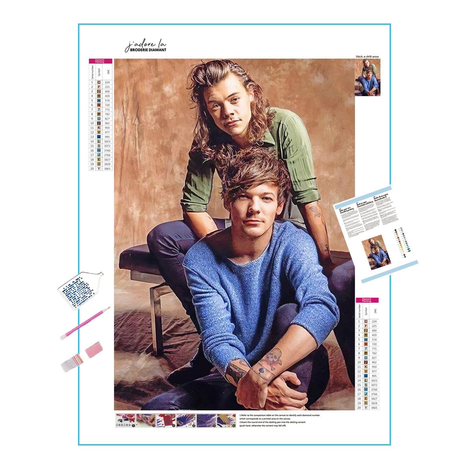 Capture Harry Styles' charm in this One Direction piece.Harry Styles One Direction - Diamondartlove