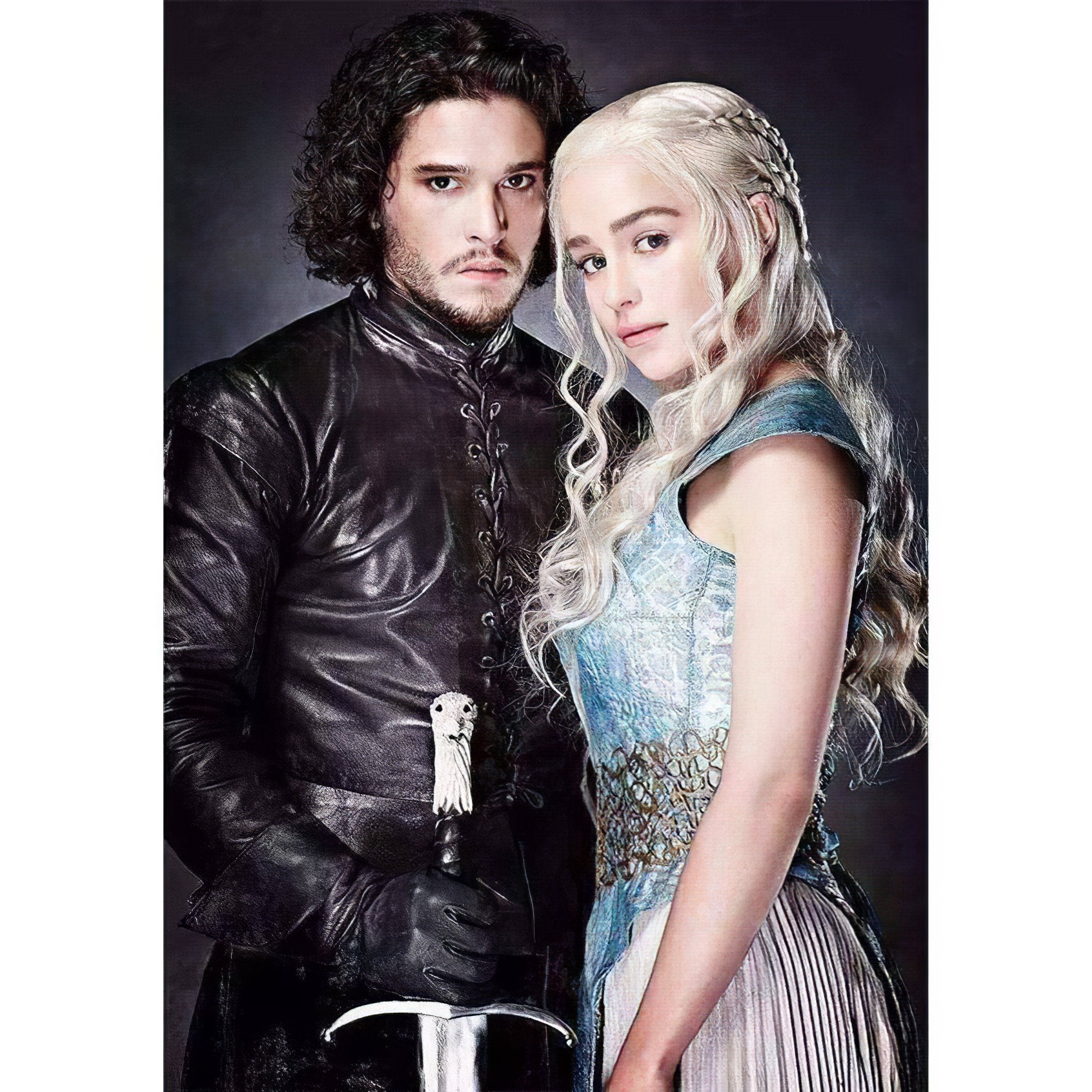 Witness the alliance of Jon Snow and Daenerys in Westeros.Jon Snow And Daenerys Targaryen Game Of Thrones - Diamondartlove
