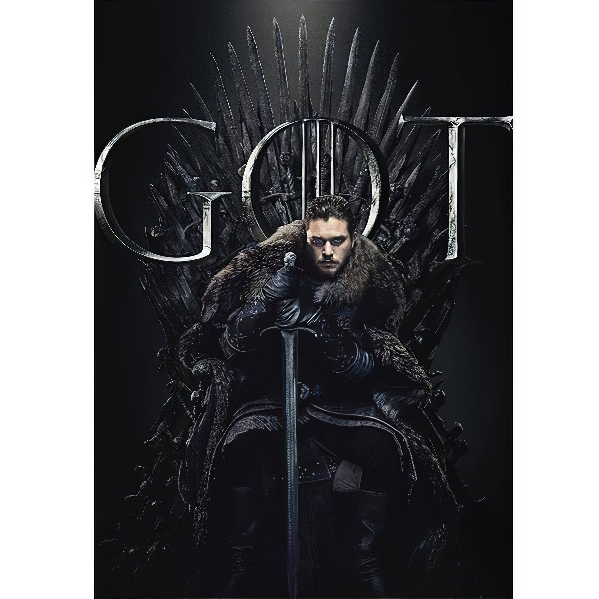 Embrace the winter with Jon Snow, the King in the North.Jon Snow Game Of Thrones - Diamondartlove