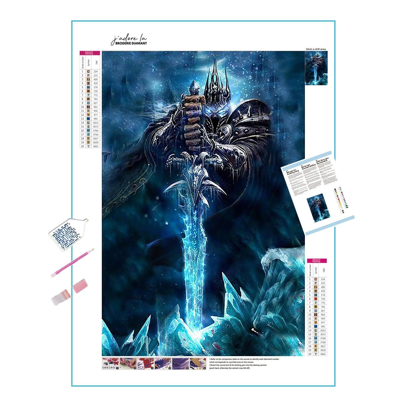 Summon epic power with Lich-King from Warcraft.Lich-King World Of Warcraft - Diamondartlove