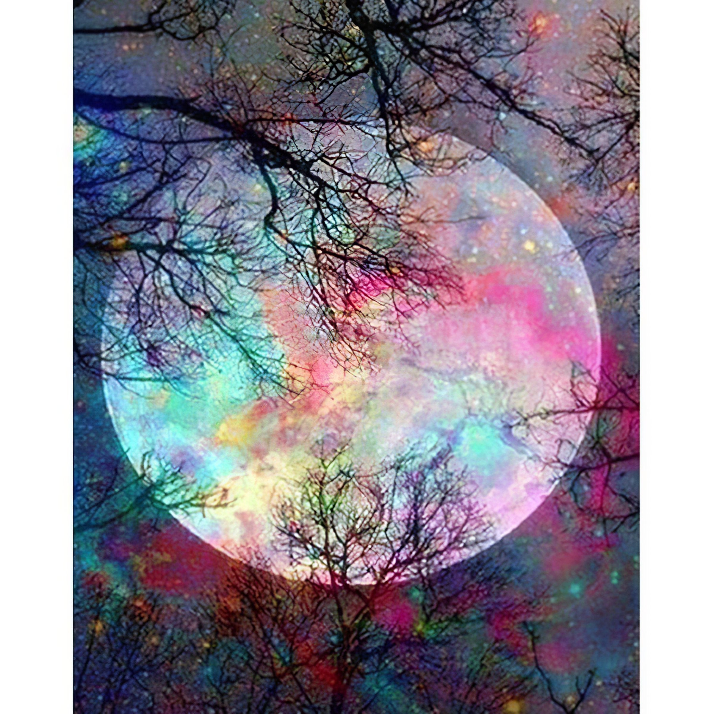 Revel in the mystery of the Magical Moon illuminating the night.Magical Moon - Diamondartlove