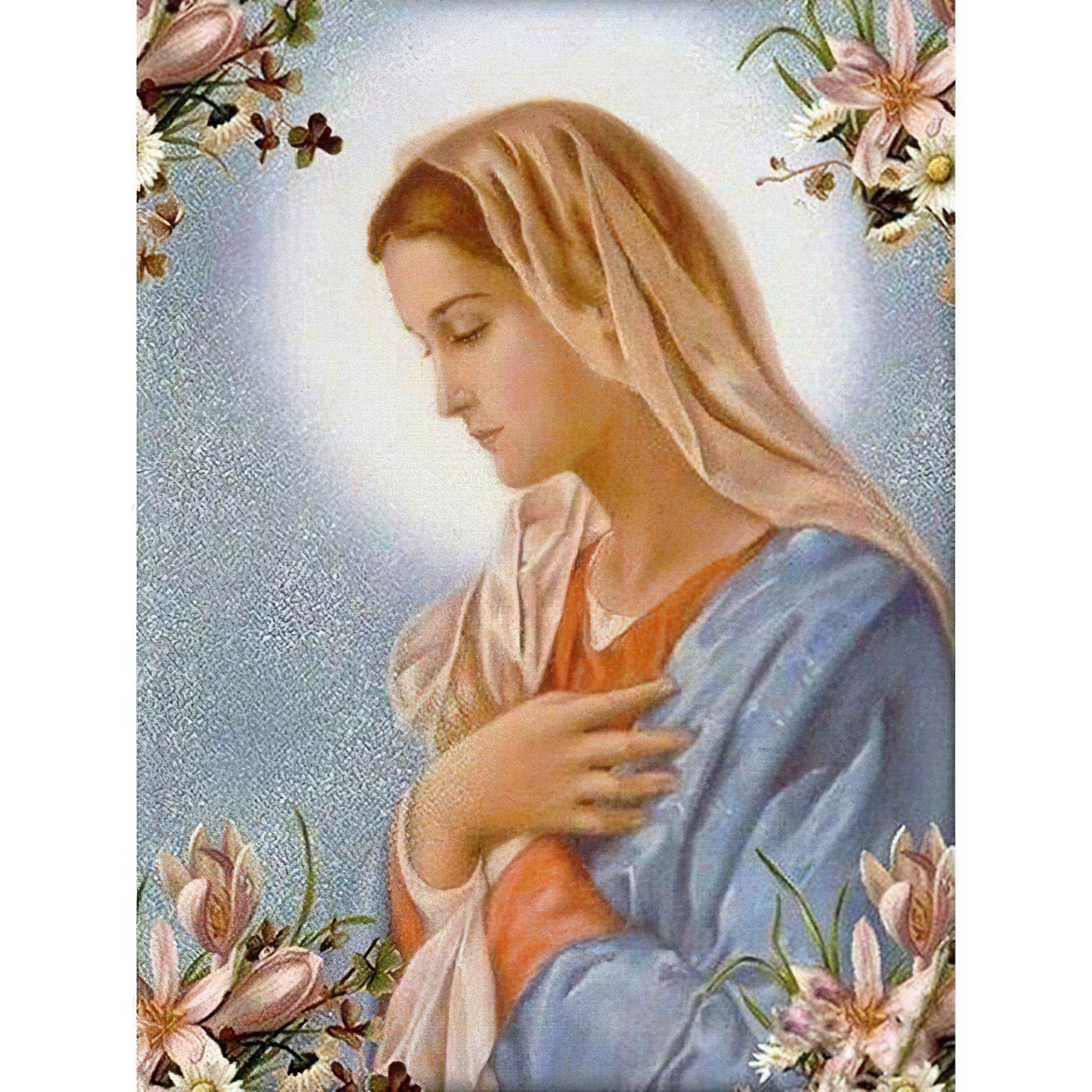Dive deeper into the reverence of Mother Mary with this evocative painting.Mother Mary - Diamondartlove