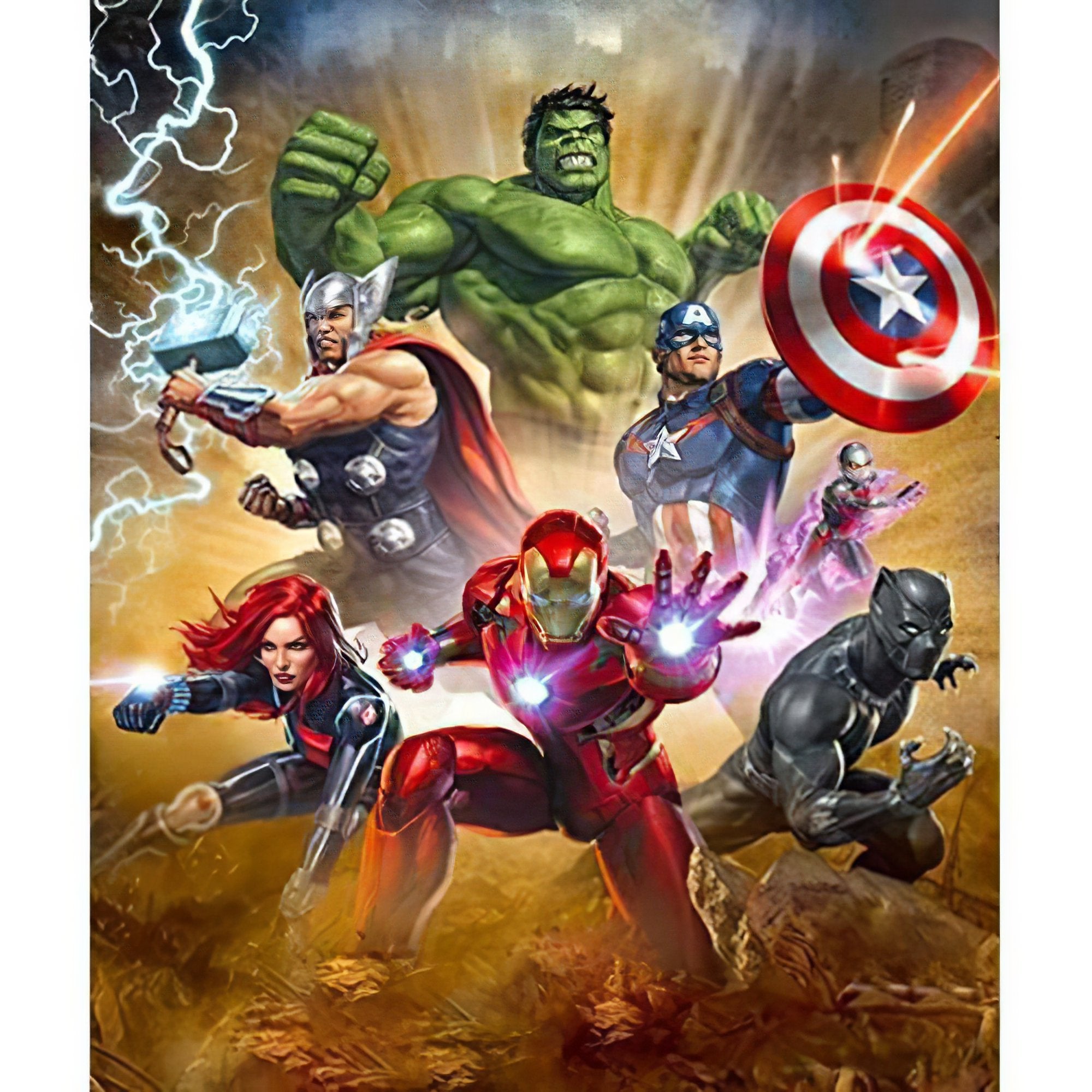 Assemble with the Marvel Avengers in epic artwork.Marvel Avengers - Diamondartlove