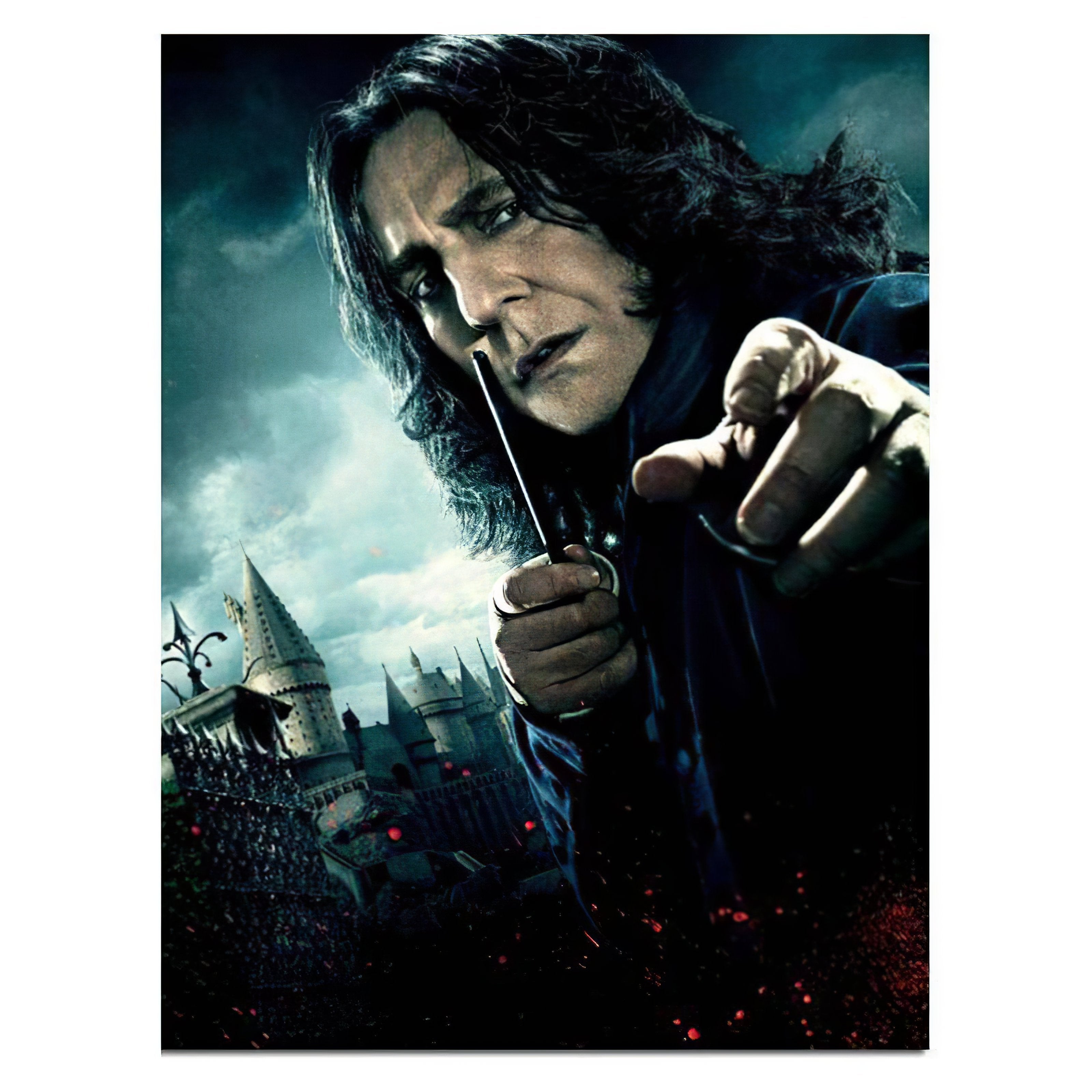 Delve into the enigmatic world, capturing depth in this artwork.Professor Severus Rogue Of Harry Potter - Diamondartlove