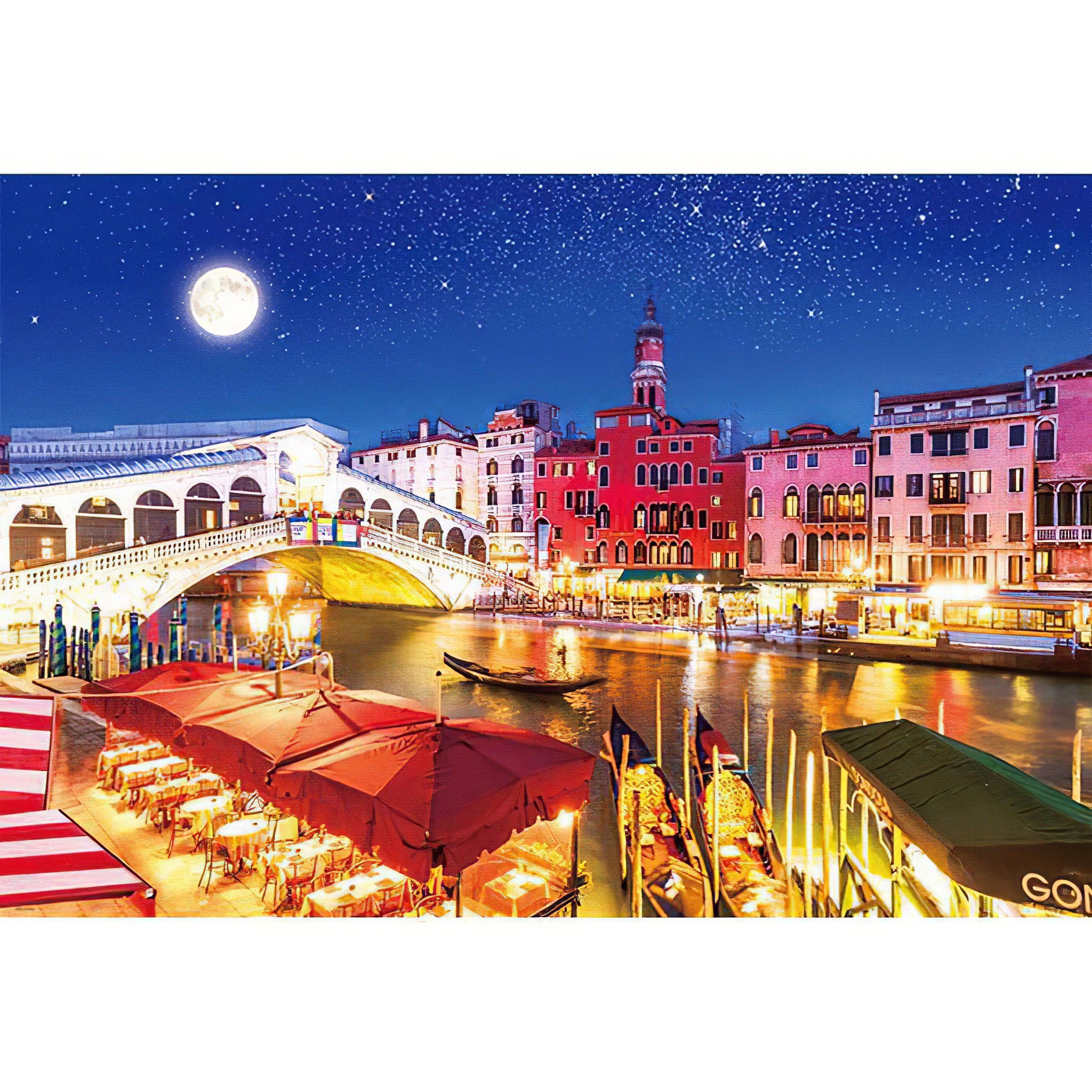 Navigate the historic and romantic waterways, define a renowned floating city.Rivers In The City Of Venice - Diamondartlove