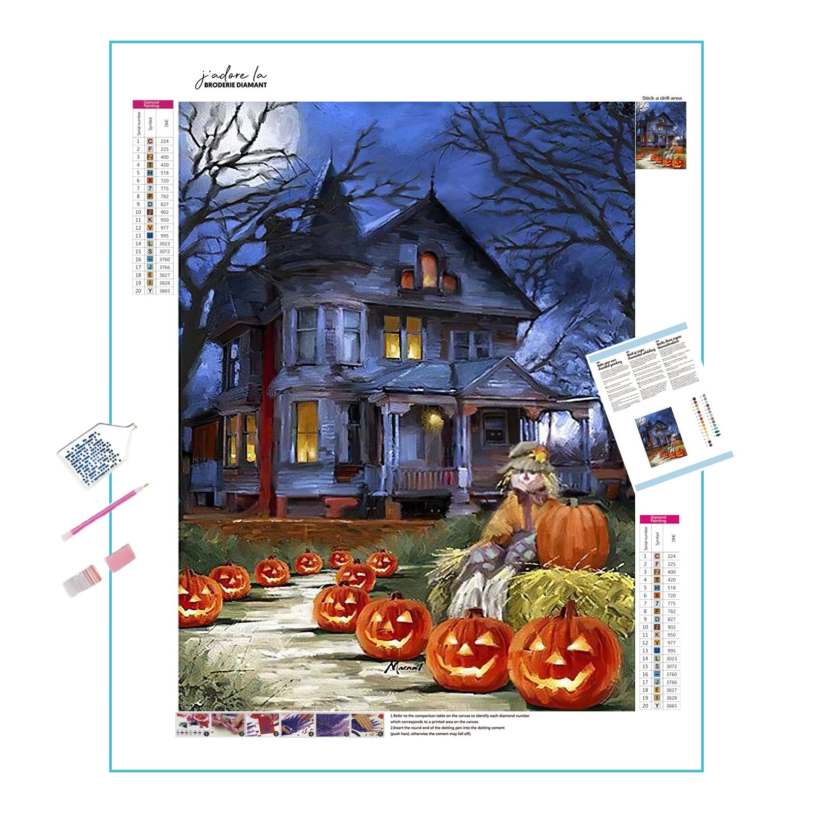 Conjure magic in the eerie Halloween Witch House.Halloween Witch House - Diamondartlove