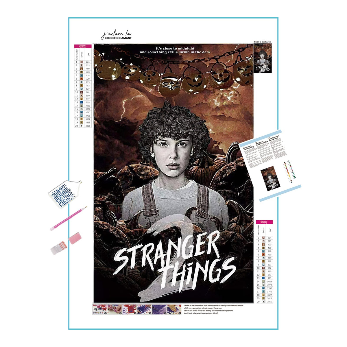 Stranger Things Diamond Painting Kit - Premium Quality