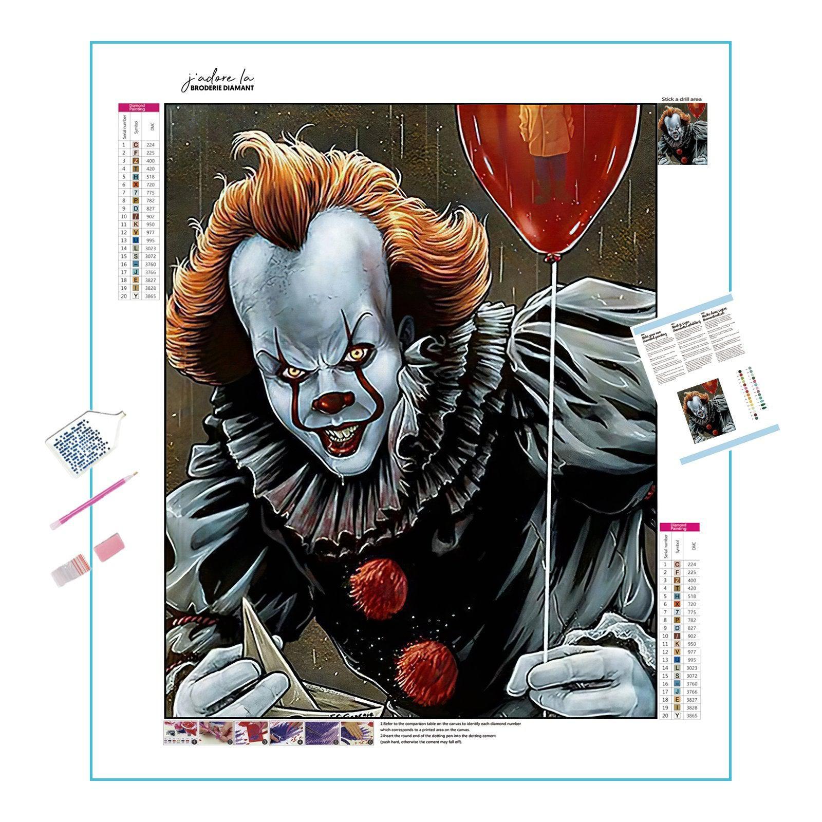Explore the sinister smile of Pennywise.It Pennywise - Diamondartlove