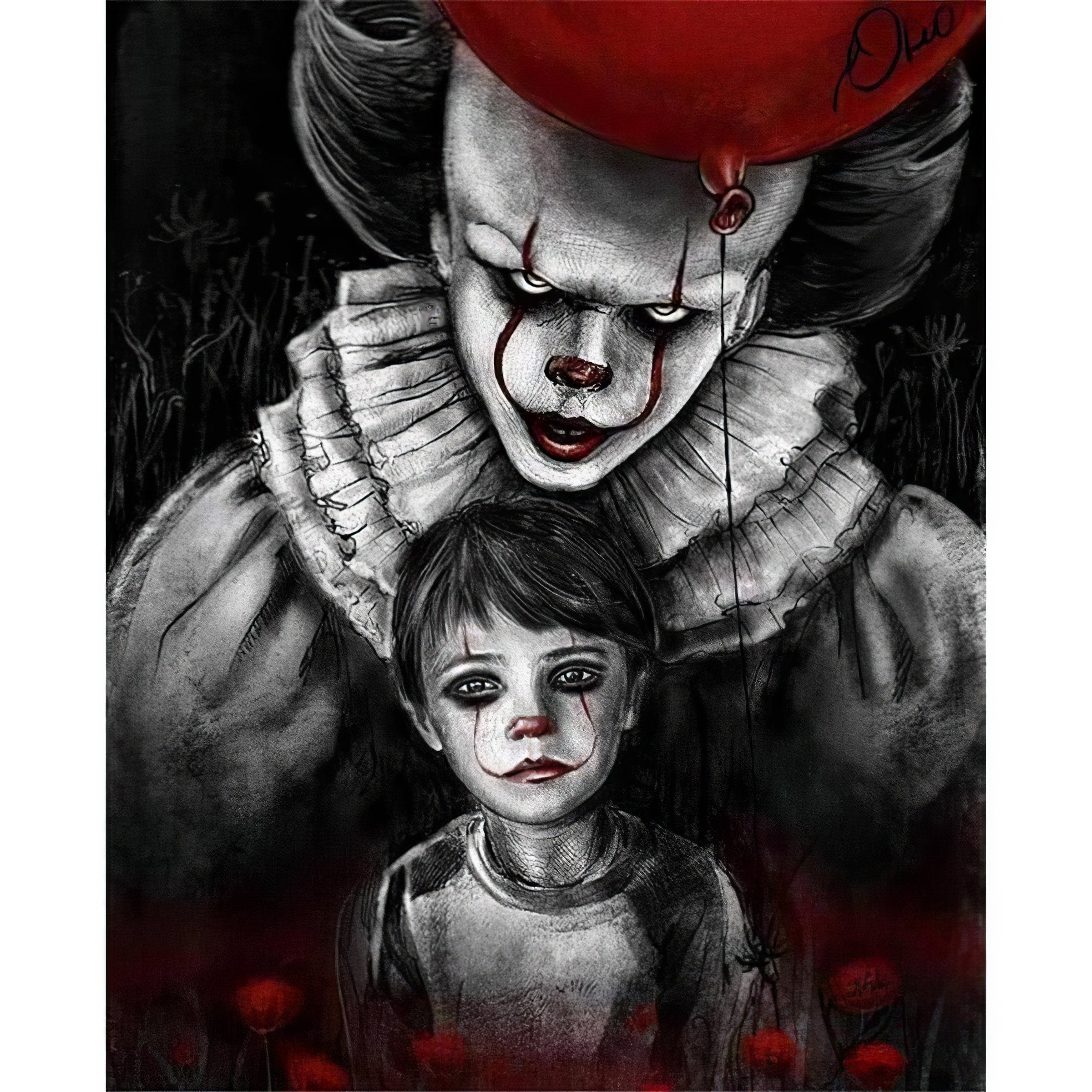 Bring home the fright with It Pennywise’s eerie presence.It Pennywise - Diamondartlove