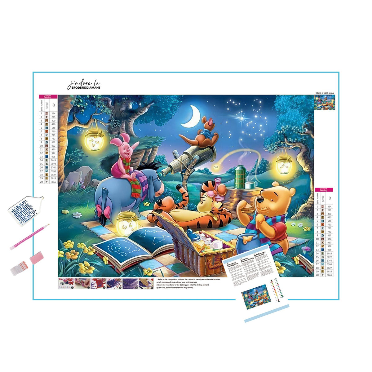 Winnie And Friends Diamond Painting Kit Premium Quality