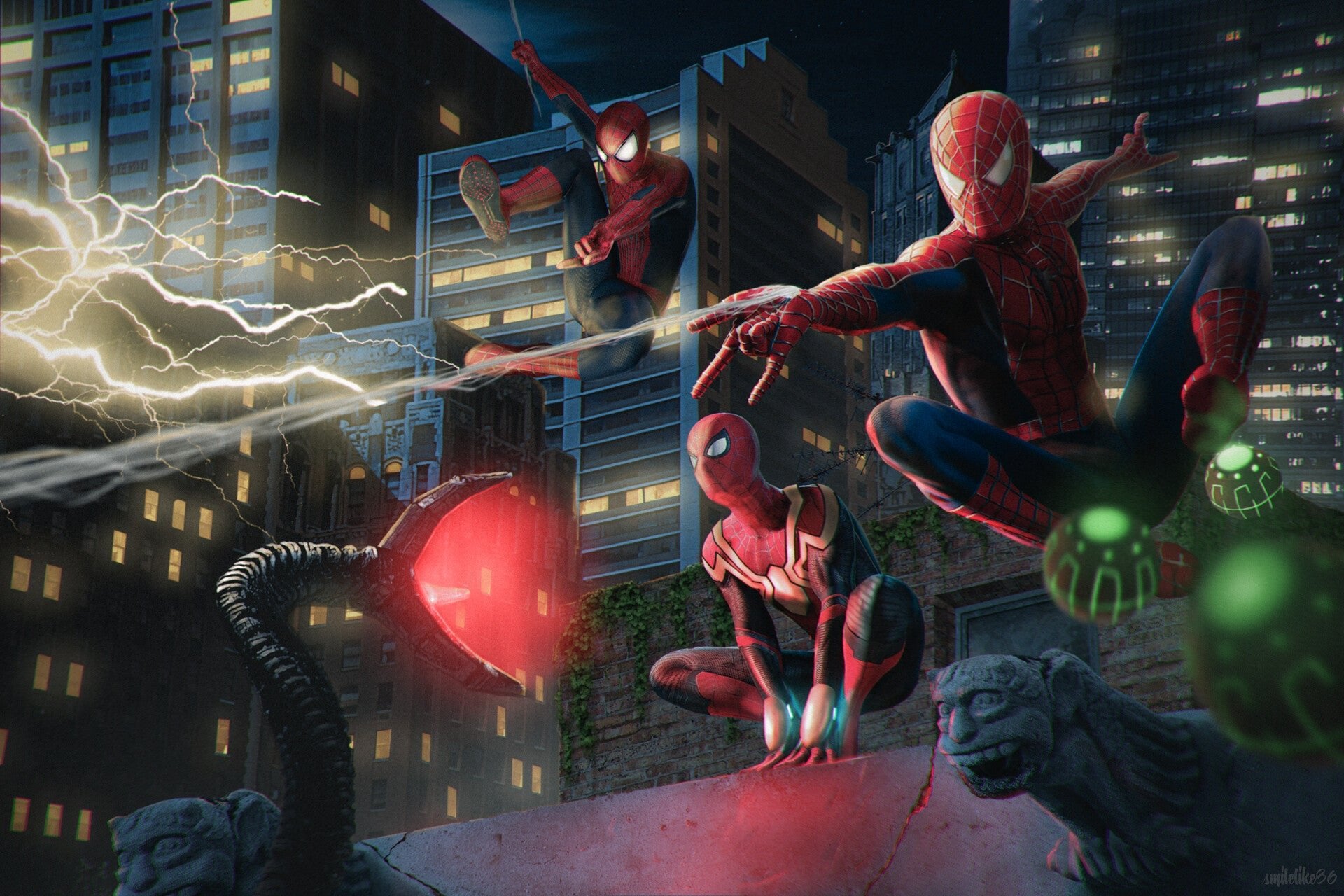 Assemble with the Marvel Avengers in epic artwork.Marvel Spiderman No Way Home - Diamondartlove