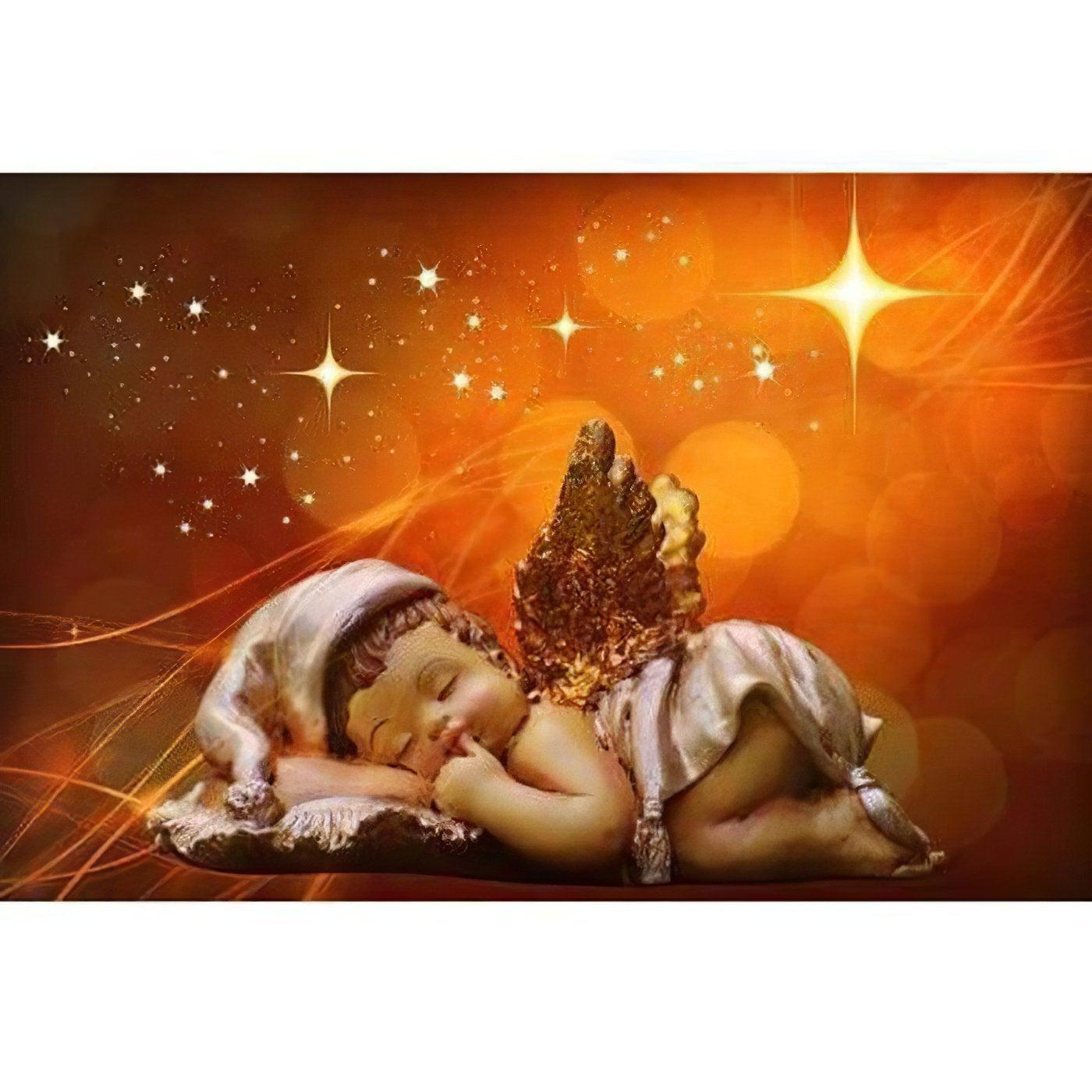 A Christmas angel bringing peace and joy, symbol of the festive season's blessings and hope. Christmas Angel - Diamondartlove