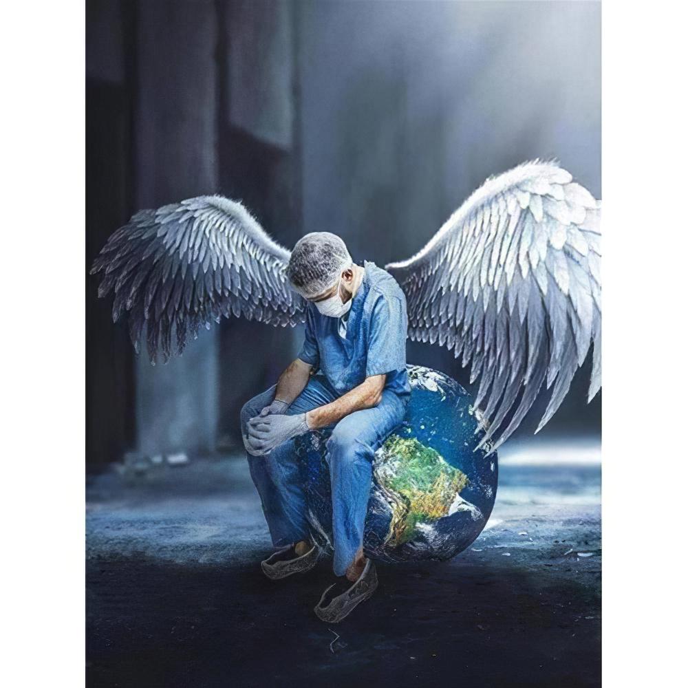 Embody spiritual grace with Earth Angel art.Earth Angel - Diamondartlove