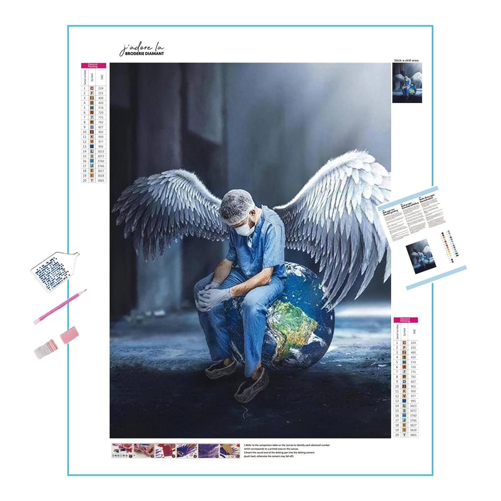 Embody spiritual grace with Earth Angel art.Earth Angel - Diamondartlove