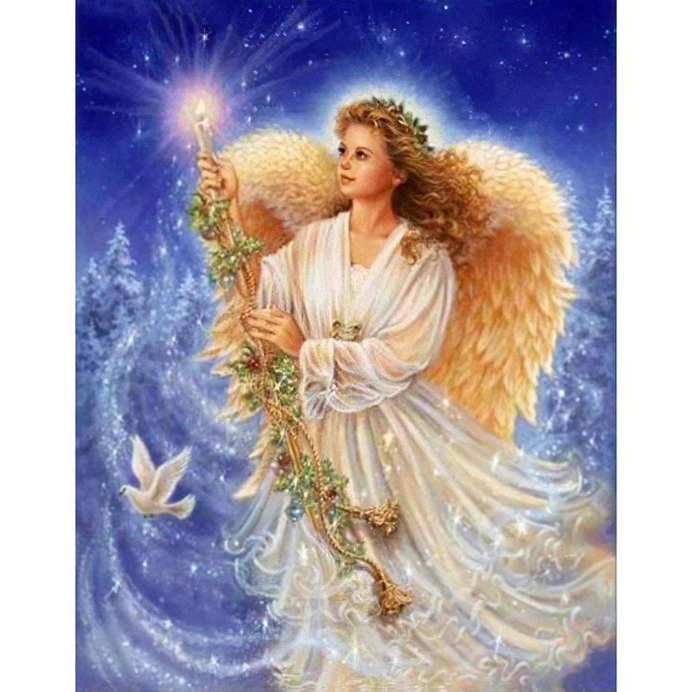 Angel Girl and Light of Truth: Illuminating purity and wisdom Angel Girl And Light Of Truth - Diamondartlove