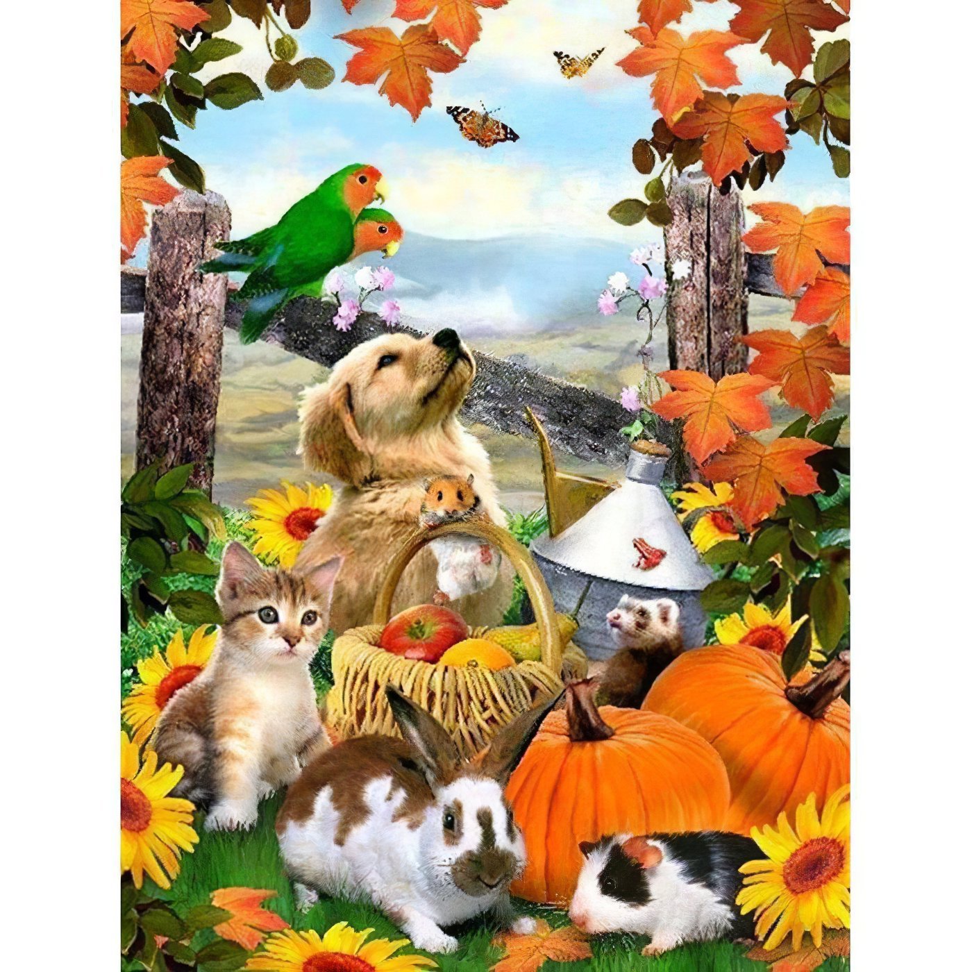 Spook up your decor with enchanting Halloween Animals.Halloween Animals - Diamondartlove