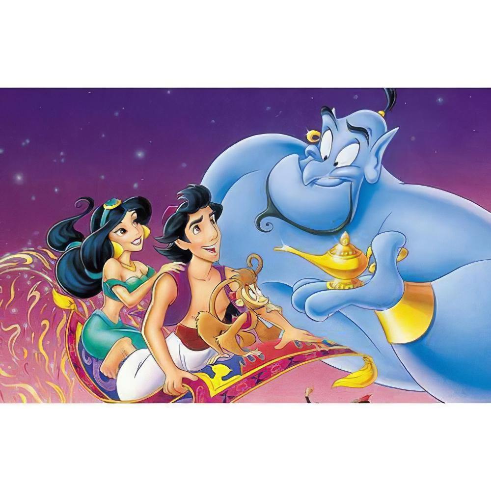 Aladin: Magical adventure captured in vivid detail.Aladin - Diamondartlove