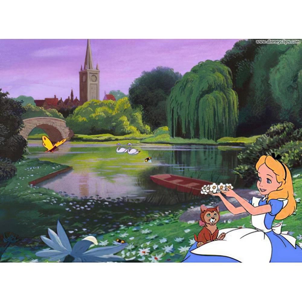 Alice in Wonderland: Dive into a fantastical, whimsical world Alice In Wonderland - Diamondartlove