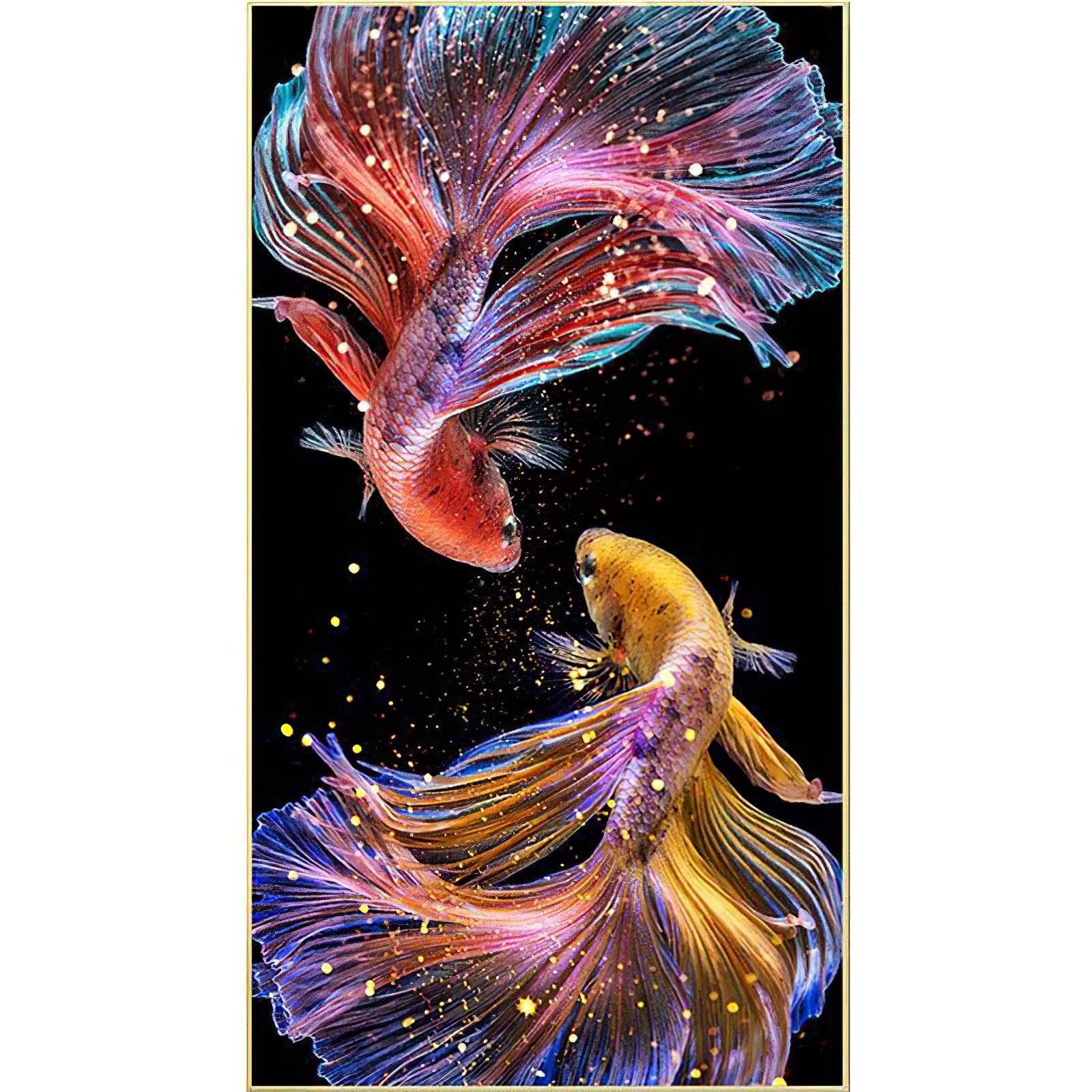 Beautiful Goldfish: Vibrant life in tranquil waters Beautiful Goldfish - Diamondartlove