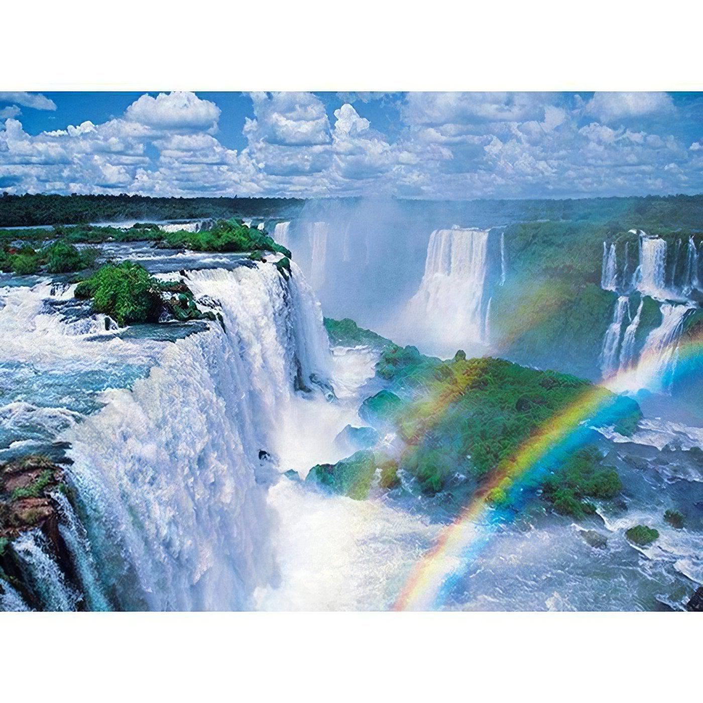 Feel the refreshing spray and hear the thunderous cascade of nature's most splendid Beautiful Waterfall - Diamondartlove