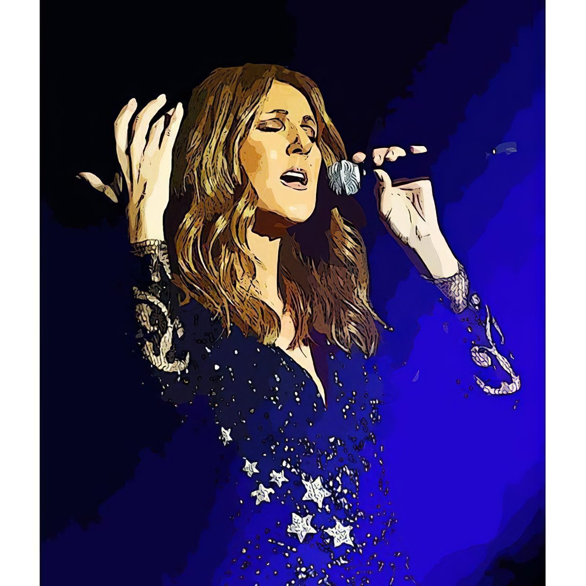 Celebrating Celine Dion, her powerful voice and emotive music that touch hearts worldwide.Celine Dion - Diamondartlove