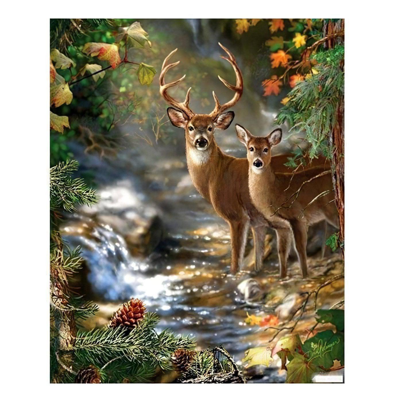 Majestic Deer diamond painting.Deer - Diamondartlove