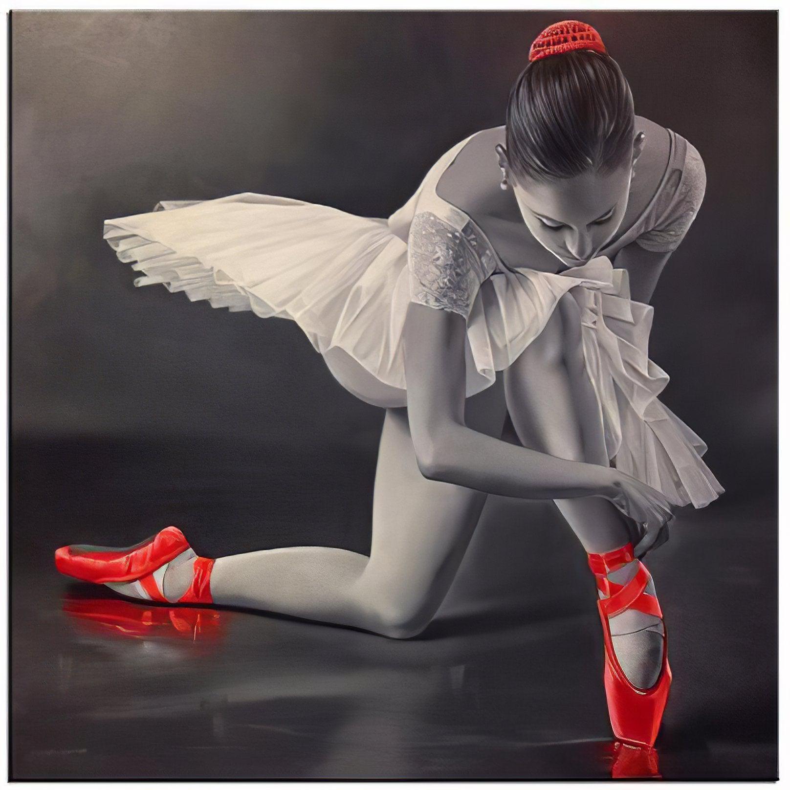Ballet Girl: Grace and poise in elegant dance Ballet Girl - Diamondartlove