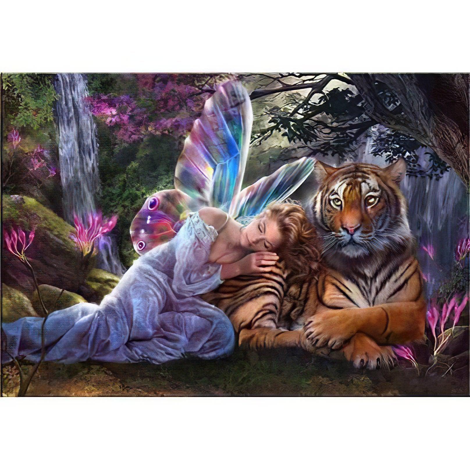 Sleeping Fairy And Tiger